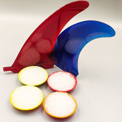 Hoge transparante Tpu hardheid 64D Transparantie van ongeveer 5-6 mm,Goede terugslag, uitstekende taaiheid