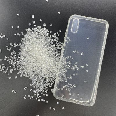 Transparante, heldere, volle dekking, zachte TPU telefoonhoes
