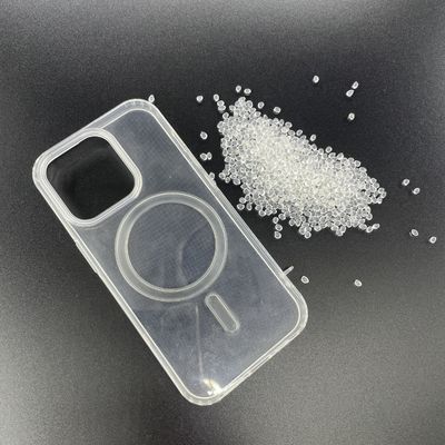 Crystal Clear Soft TPU Raw Material Beschermende telefoonhoes