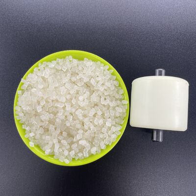 TPU versterkt met vezel- en polymeerkorrelmateriaal voor wielkernen.